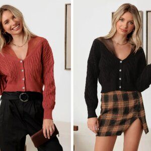 FALL/WINTER Button-Up Long Sleeve Sweater